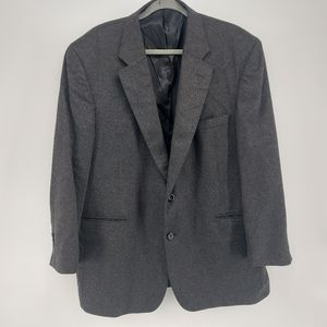 Jos A Bank cashmere Gray Sports Coat 48R